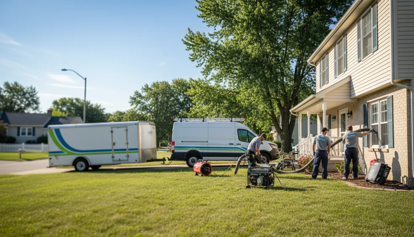 Flooded Basement Restoration And Cleanup With Repair in Hartley, IA near me